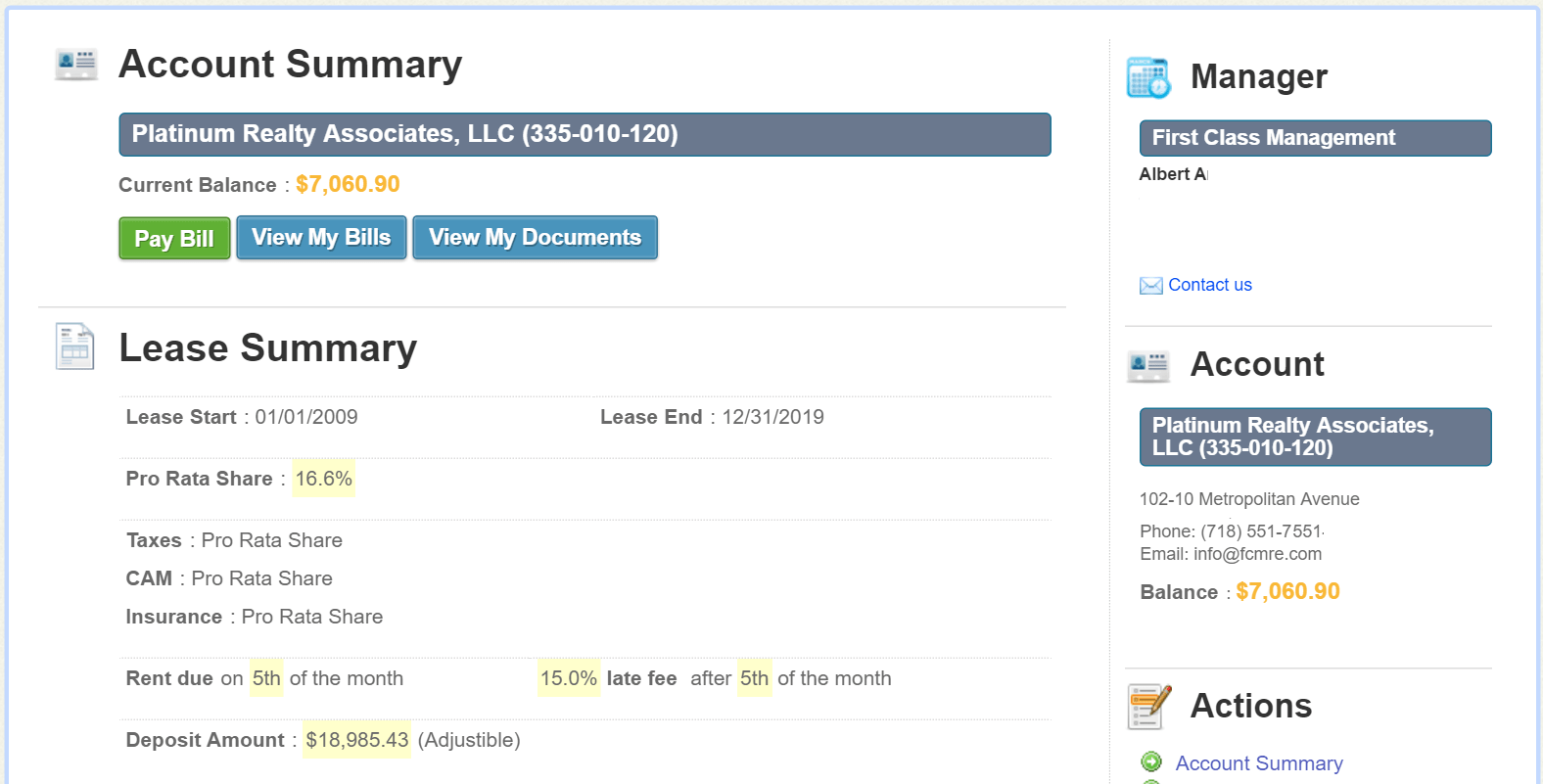 UnitConnect Tenant Portal